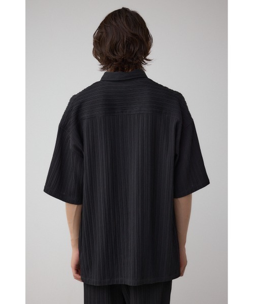 AZUL by moussy(アズールバイマウジー)の「タック楊柳リラックスシャツ(シャツ/ブラウス・メンズ・ライトグレー/グリーン/ブラック・MEDIUM/LARGE)」の7枚目の写真