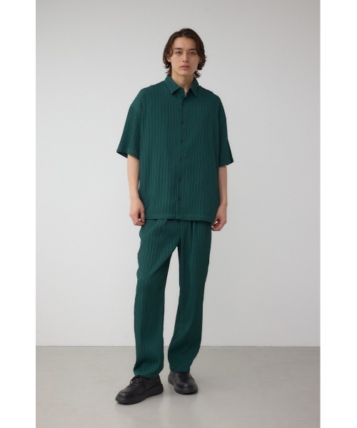 AZUL by moussy(アズールバイマウジー)の「タック楊柳リラックスシャツ(シャツ/ブラウス・メンズ・ライトグレー/グリーン/ブラック・MEDIUM/LARGE)」の22枚目の写真