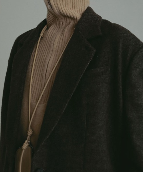 セール】【ZOZO限定カラー】チェックツィードテーラージャケット