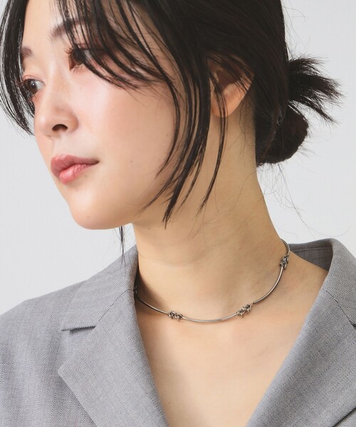 Ray BEAMS(レイビームス)の「RBS / コネクト バー ネックレス(ネックレス・レディース・シルバー/ゴールド・ONE SIZE)」の3枚目の写真