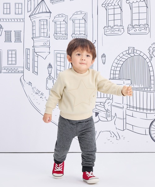 combimini（コンビミニ）の「あったかニットキルトパンツ（星）（その他パンツ・キッズ・ダークグレー・80/90/100/110/120）」の7枚目の写真