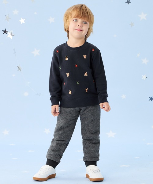 combimini(コンビミニ)の「あったかニットキルトパンツ(星)(その他パンツ・キッズ・ダークグレー・80/90/100/110/120)」の10枚目の写真