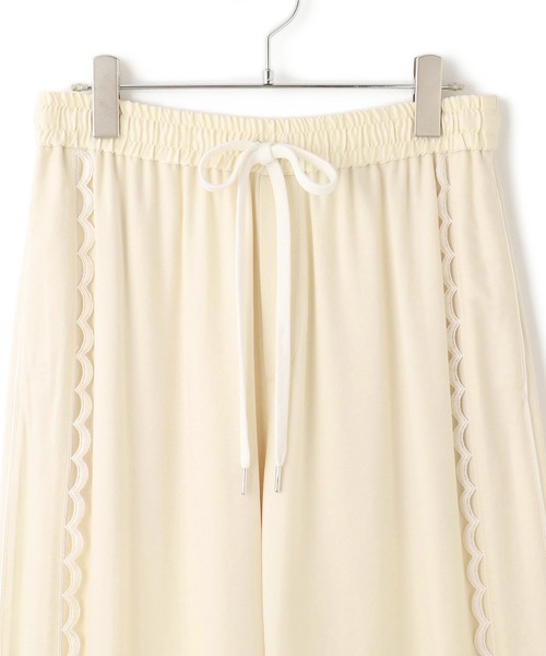 完売品　サイドレーストラックパンツ　アダムエロペ　サイズ38 ADAM ET ROPE' パンツ サイドレーストラックパンツ レディース