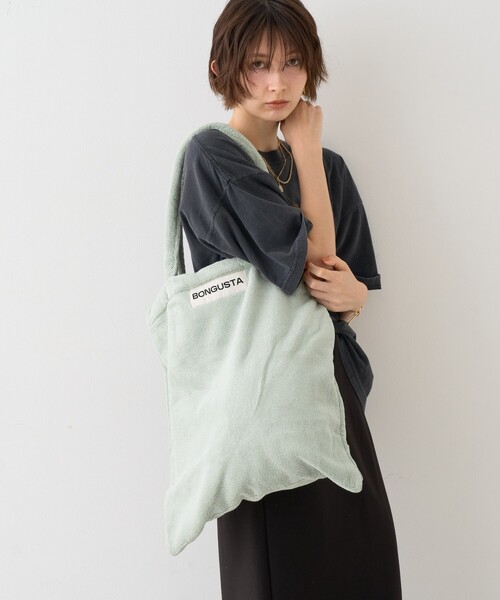 BONGUSTA(ボングスタ)の「【追加】【BONGUSTA/ボングスタ】NARAM TOTEBAG/無地/トートバッグ/A4収納可能(トートバッグ・レディース・ダークブラウン/ピンク/ライトブルー・フリー)」の5枚目の写真