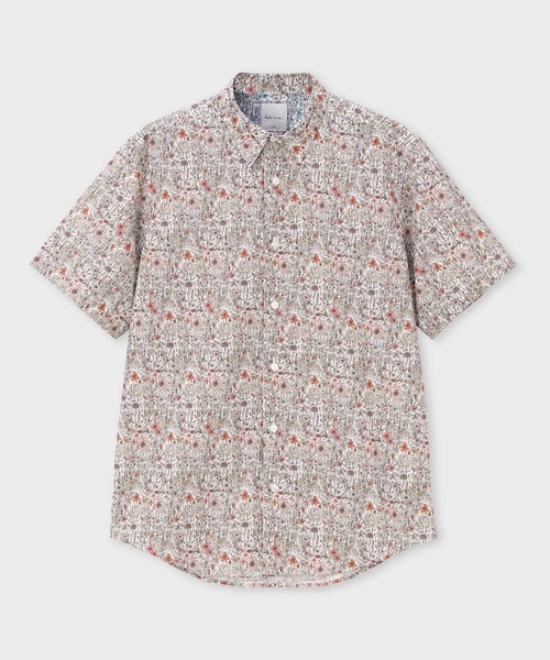 ポールスミス Paul Smith 100 ノーカラー半袖シャツ 半袖シャツ | Paul Smith (Men)/ポール・スミス | 三越伊勢丹
