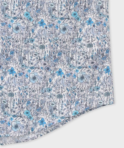 Paul Smith（ポールスミス）の「“Garden Floral” 半袖シャツ【253356 127Y】（シャツ/ブラウス・メンズ・レッド/ブルー・SMALL/MEDIUM/LARGE/X-LARGE）」の4枚目の写真