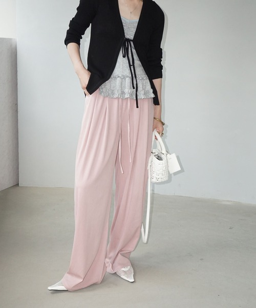 chuclla（チュクラ）の「メッシュレースアップ ポインテッドミュール chs25s010（その他シューズ・レディース・ホワイト/ブラック・39/38/37/36）」の11枚目の写真