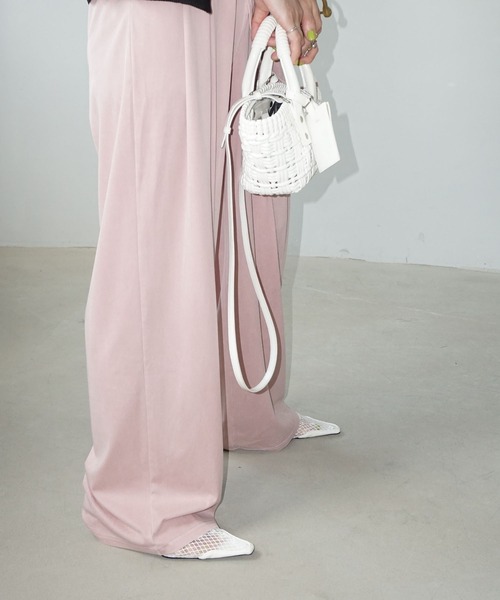 chuclla（チュクラ）の「メッシュレースアップ ポインテッドミュール chs25s010（その他シューズ・レディース・ホワイト/ブラック・39/38/37/36）」の13枚目の写真