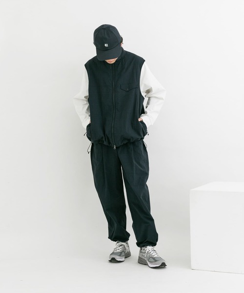 セール】『撥水/接触冷感/UR TECH』ナイロンタッサートラウザー