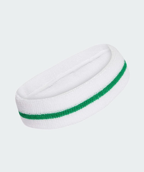 adidas(アディダス)の「テニス アディダス オリジナルス ヘッドバンド / アディダス adidas(スポーツグッズ・メンズ・ホワイト×グリーン・SMALL/LARGE)」の2枚目の写真