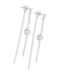 チェーンノットピアス