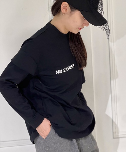 FLUMOR(フラマー)の「アシンメトリーデザインプリントTee(Tシャツ/カットソー・レディース・オフホワイト/ブラック・38)」の16枚目の写真
