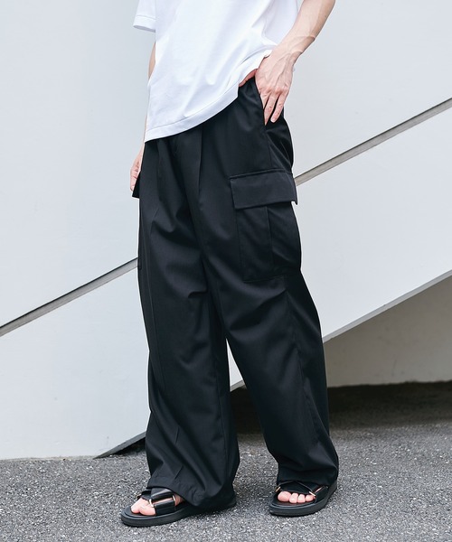 涼しいウール】COOL WOOL CARGO PANTS（カーゴパンツ