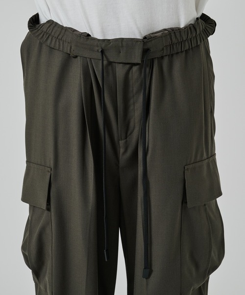 涼しいウール】COOL WOOL CARGO PANTS（カーゴパンツ