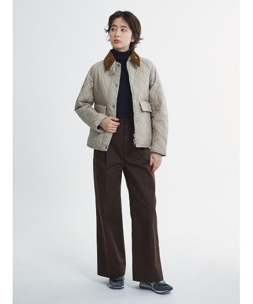 Barbour(バブアー)の「【COALVILLE / コールヴィル】キルティング ショート ジャケット"Japan Exclusive"(レディース)(その他アウター・レディース・ブラック/ベージュ・SMALL/MEDIUM)」の3枚目の写真