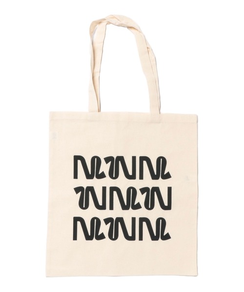 M TO R（ムウトアール）の「M TO R ORIGINAL LOGO CANVAS TOTE（トートバッグ・レディース・レッド/ネイビー/キナリ・FREE）」の2枚目の写真