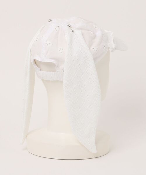 UP START(アップスタート)の「【LAMPOON】うさ耳レースキャップ(キャップ・レディース・ホワイト・FREE)」の9枚目の写真