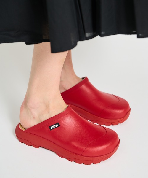 AIGLE（エーグル）の「AIGLE ﾌﾗｯﾄｼｭｰｽﾞ/ｶｼﾞｭｱﾙｼｭｰｽﾞ（サンダル・レディース・レッド/ラベンダー・36/37/38）」の2枚目の写真