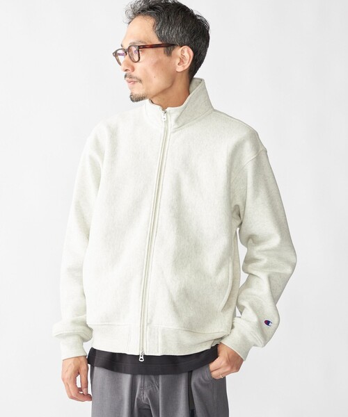 SHIPS(シップス)の「【SHIPS別注】Champion: リバースウィーブ ドライバーズ ジップ カーディガン(カーディガン/ボレロ・メンズ・ブラック/グレー/ナチュラル・SMALL/MEDIUM/LARGE/X-LARGE)」の9枚目の写真