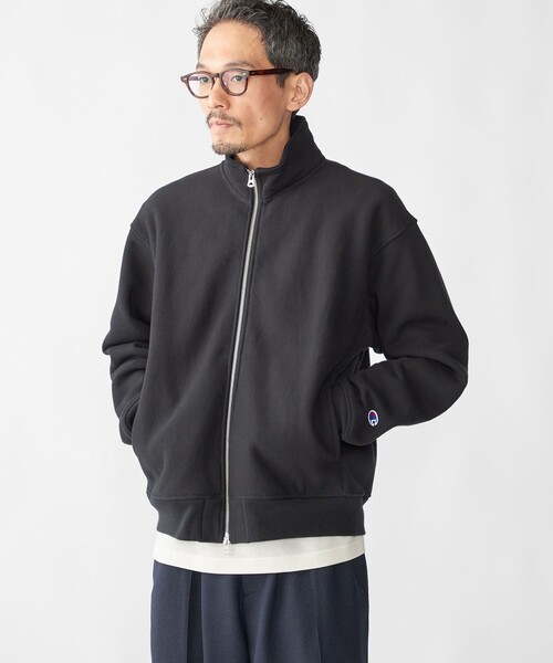 SHIPS(シップス)の「【SHIPS別注】Champion: リバースウィーブ ドライバーズ ジップ カーディガン(カーディガン/ボレロ・メンズ・ブラック/グレー/ナチュラル・SMALL/MEDIUM/LARGE/X-LARGE)」の10枚目の写真