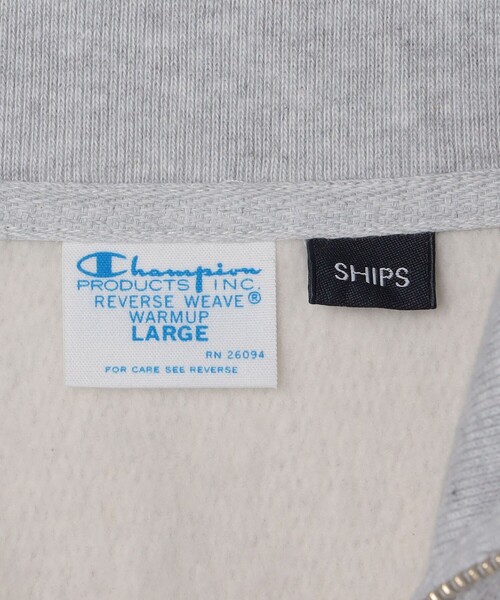 SHIPS(シップス)の「【SHIPS別注】Champion: リバースウィーブ ドライバーズ ジップ カーディガン(カーディガン/ボレロ・メンズ・ブラック/グレー/ナチュラル・SMALL/MEDIUM/LARGE/X-LARGE)」の14枚目の写真