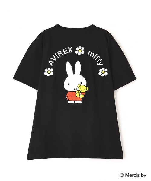 tシャツ 「AVIREX×miffy」WEB限定 SAGARA T-SHIRT/アヴィレックス×ミッフィー サガラTシャツ レディース AVIREX×miffy》WEB限定 SAGARA T-SHIRT/アヴィレックス