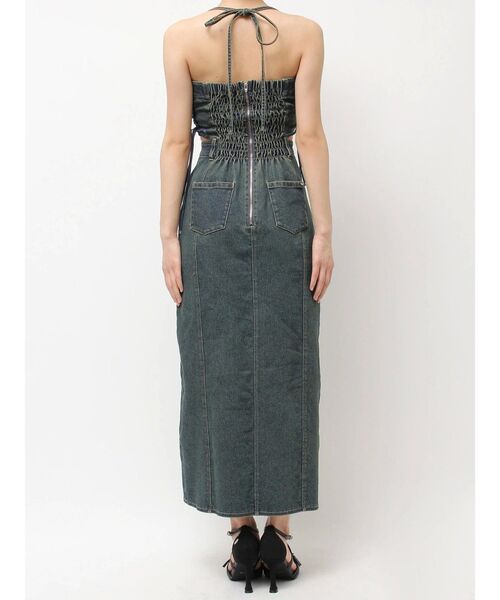 EATME（イートミー）の「サイドレースアップデニムワンピース（ワンピース・レディース・ブルー/ライトブルー・SMALL/MEDIUM）」の17枚目の写真