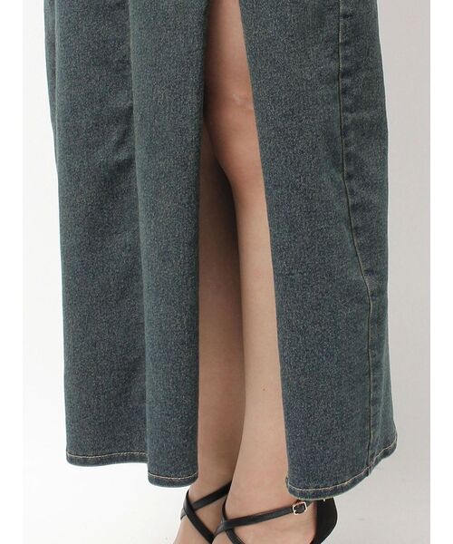 EATME（イートミー）の「サイドレースアップデニムワンピース（ワンピース・レディース・ブルー/ライトブルー・SMALL/MEDIUM）」の22枚目の写真