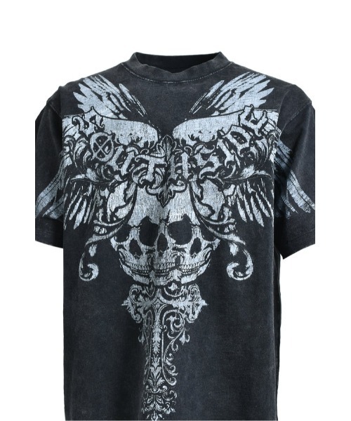 BREATH(ブレス)の「SKULL WING LOGO TEE(Tシャツ/カットソー・メンズ・ブラック・X-LARGE)」の3枚目の写真