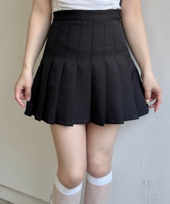 スカート josemoon DOUBLEWAIST PLEATS MINISKIRT DOUBLEWAIST PLEATS MINISKIRT/ダブルウエストミニスカート