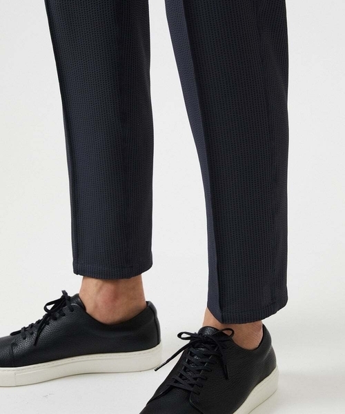 MICHEL KLEIN HOMME (ミッシェルクランオム)の「【セットアップ】SUPERGAコラボイージーパンツ(スラックス・メンズ・ブラック/ダークグレー・MEDIUM/LARGE/X-LARGE)」の9枚目の写真