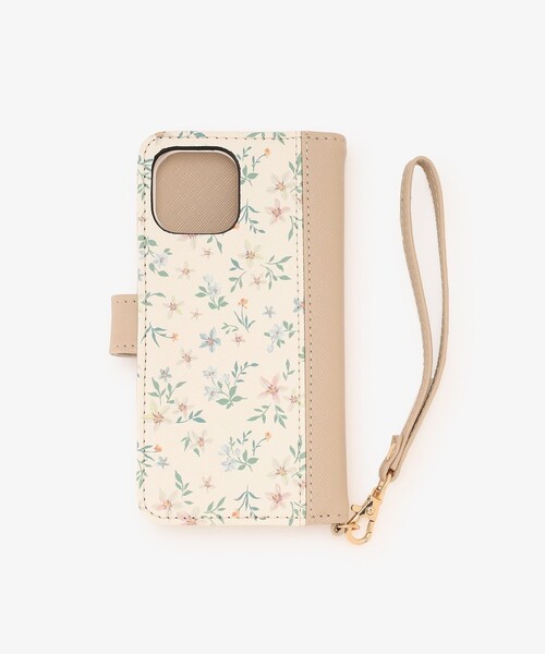 Afternoon Tea(アフタヌーンティー)の「フラワープリントiPhone15/14/13ケース(スマホケース/カバー・レディース・ネイビー/ベージュ・ONE SIZE)」の3枚目の写真