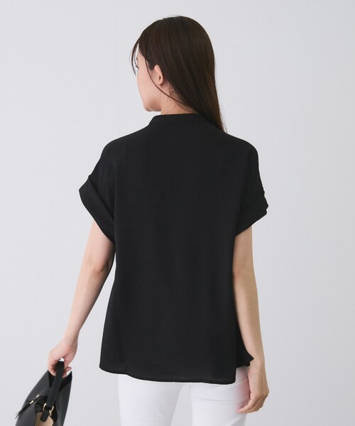 Jayro（ジャイロ）の「ピンタックブラウス（シャツ/ブラウス・レディース・ブラック/オフホワイト/グレー系その他・M）」の7枚目の写真