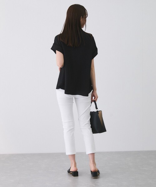 Jayro（ジャイロ）の「ピンタックブラウス（シャツ/ブラウス・レディース・ブラック/オフホワイト/グレー系その他・M）」の10枚目の写真