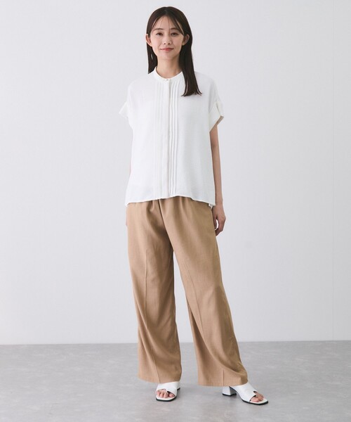 Jayro（ジャイロ）の「ピンタックブラウス（シャツ/ブラウス・レディース・ブラック/オフホワイト/グレー系その他・M）」の22枚目の写真