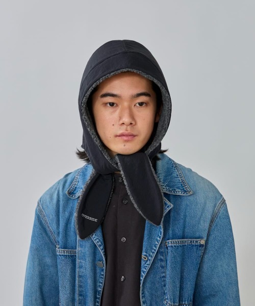 OVERRIDE(オーバーライド)の「OVERRIDE REP BOA HOOD REVERSIBLE / オーバーライド(ハット・メンズ・グレー/ネイビー/ベージュ・ONE SIZE)」の7枚目の写真