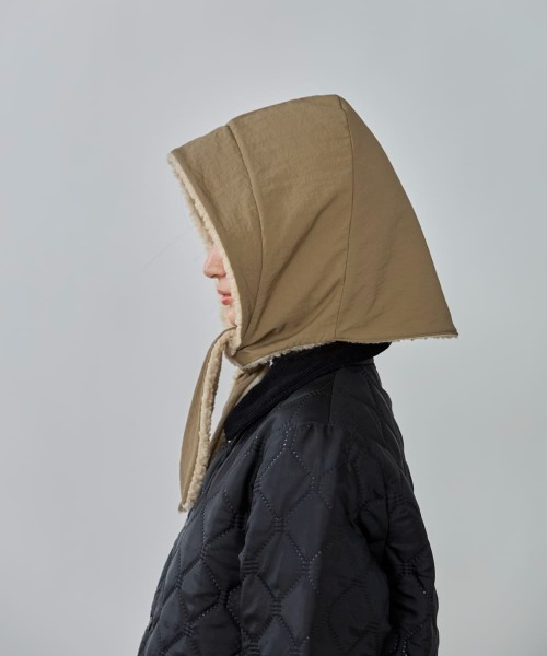 OVERRIDE(オーバーライド)の「OVERRIDE REP BOA HOOD REVERSIBLE / オーバーライド(ハット・メンズ・グレー/ネイビー/ベージュ・ONE SIZE)」の15枚目の写真