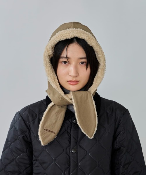 OVERRIDE(オーバーライド)の「OVERRIDE REP BOA HOOD REVERSIBLE / オーバーライド(ハット・メンズ・グレー/ネイビー/ベージュ・ONE SIZE)」の18枚目の写真
