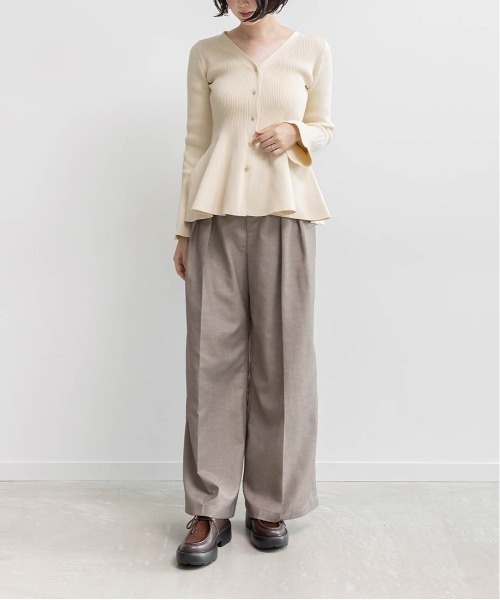 RANDA（ランダ）の「モノグラムレースアップローファー（ローファー・レディース・ブラック/ダークブラウン・S/M/L/LL）」の9枚目の写真