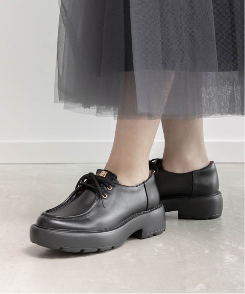 RANDA（ランダ）の「モノグラムレースアップローファー（ローファー・レディース・ブラック/ダークブラウン・S/M/L/LL）」の15枚目の写真