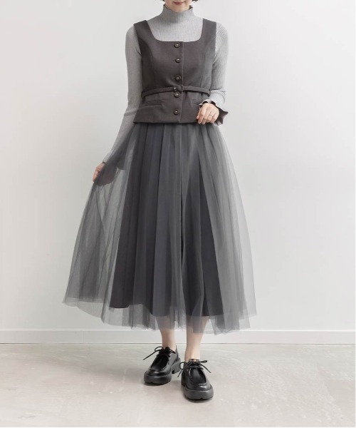 RANDA（ランダ）の「モノグラムレースアップローファー（ローファー・レディース・ブラック/ダークブラウン・S/M/L/LL）」の19枚目の写真