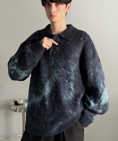 セール】「まるで毛布。」モヘアライクシャギー素材オーバーサイズ