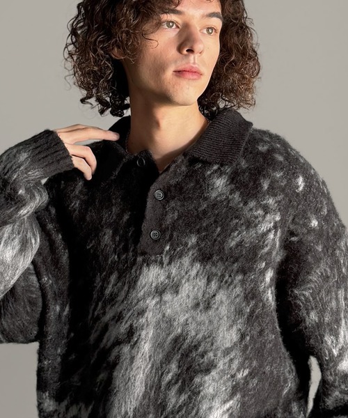 セール】「まるで毛布。」モヘアライクシャギー素材オーバーサイズ