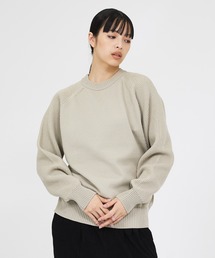 【FORTUNA/フォルトゥナ】ECOTEC-Knit イージーケア ウォッシャブル クルーネック ニット/ユニセックス【WEB限定】