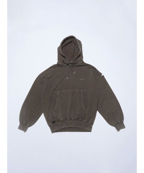 VEQUM(VEQUM)の「【VEQUM】CLUSH LOOSE WIDE HOODIE(パーカー・レディース・グリーン/ブラウン・FREE)」の3枚目の写真