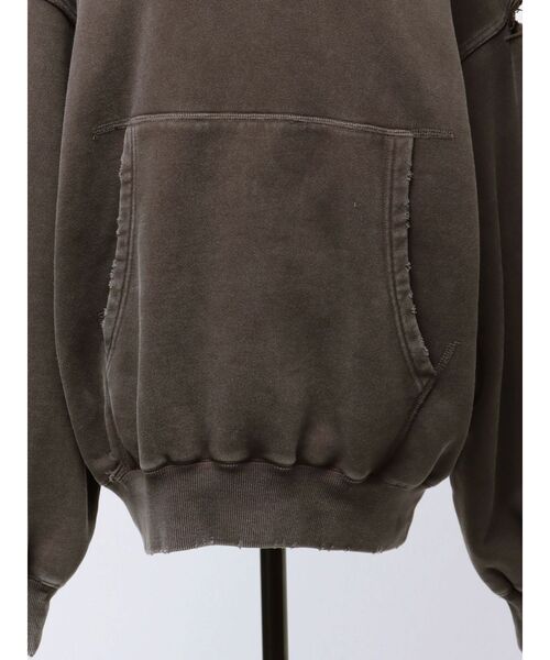 VEQUM(VEQUM)の「【VEQUM】CLUSH LOOSE WIDE HOODIE(パーカー・レディース・グリーン/ブラウン・FREE)」の12枚目の写真