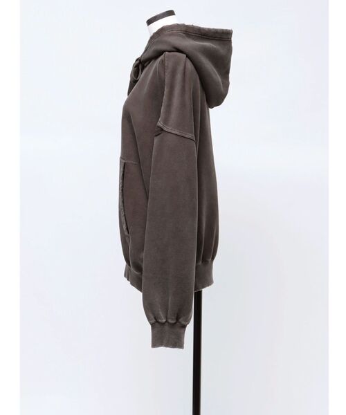 VEQUM(VEQUM)の「【VEQUM】CLUSH LOOSE WIDE HOODIE(パーカー・レディース・グリーン/ブラウン・FREE)」の4枚目の写真