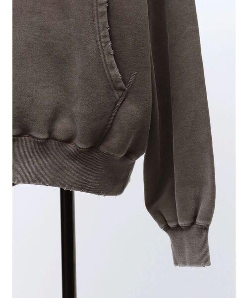 VEQUM(VEQUM)の「【VEQUM】CLUSH LOOSE WIDE HOODIE(パーカー・レディース・グリーン/ブラウン・FREE)」の9枚目の写真