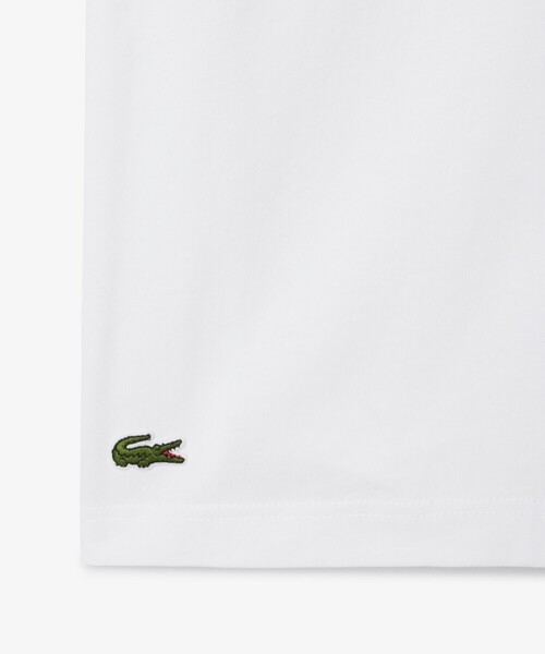 LACOSTE（ラコステ）の「ラコステパリバックプリントTシャツ（Tシャツ/カットソー・メンズ・ホワイト/グリーン・3/2/5/4）」の19枚目の写真