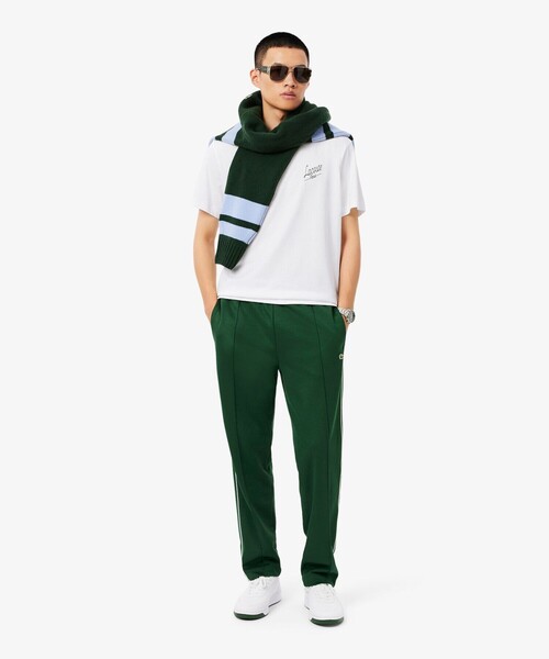 LACOSTE（ラコステ）の「ラコステパリバックプリントTシャツ（Tシャツ/カットソー・メンズ・ホワイト/グリーン・3/2/5/4）」の20枚目の写真